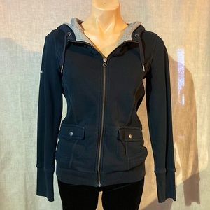 Puma navy plus hoodie. Medium